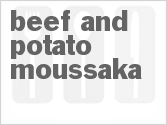 recipe for beef and potato moussaka