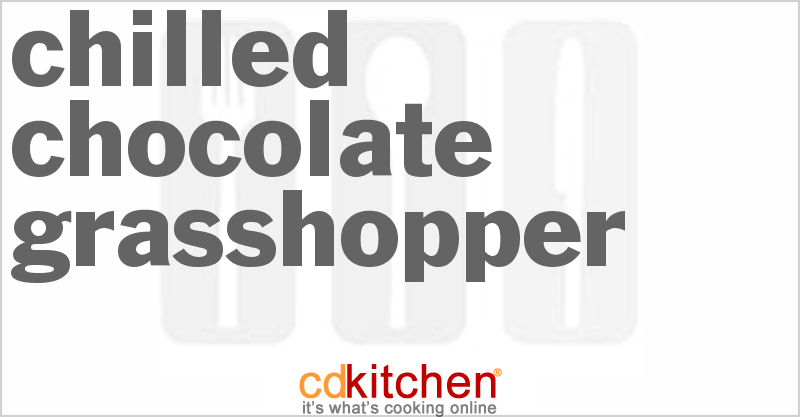 Chilled Chocolate Grasshopper - CDKitchen.com
