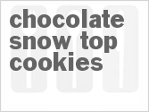 recipe for chocolate snow top cookies