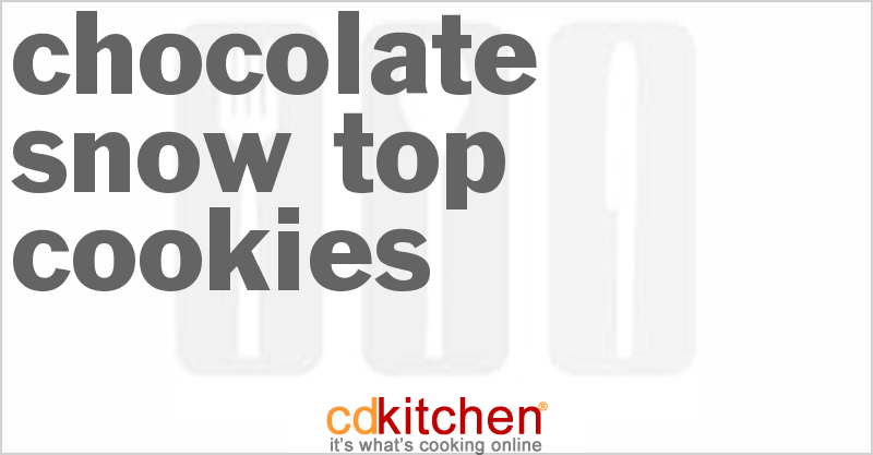 Chocolate Snow Top Cookies - CDKitchen.com