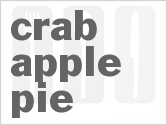 recipe for crab apple pie