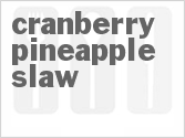 recipe for cranberry pineapple slaw