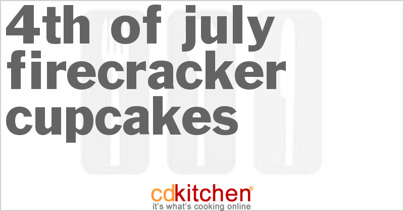 Firecracker Cupcakes - CDKitchen.com