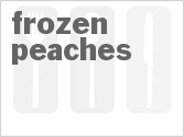 recipe for frozen peaches
