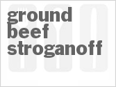 recipe for slow cooker ground beef stroganoff