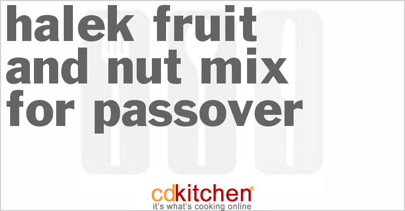 Halek Fruit And Nut Mix For Passover - CDKitchen.com
