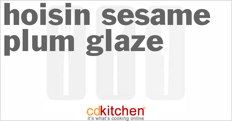 Hoisin-Sesame Plum Glaze - CDKitchen.com
