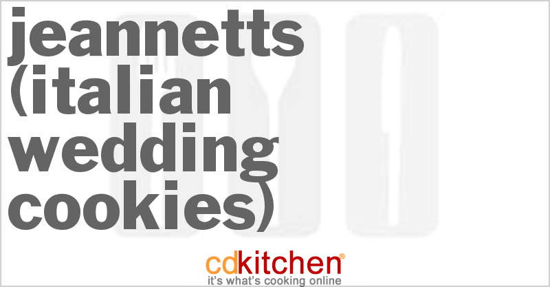 Jeannetts (Italian Wedding Cookies) - CDKitchen.com