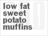 recipe for low fat sweet potato muffins