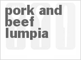 recipe for pork and beef lumpia