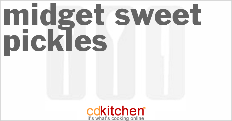 Midget Sweet Pickles - CDKitchen.com