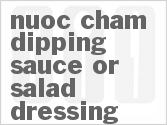 recipe for nuoc cham-dipping sauce or salad dressing