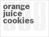 recipe for orange juice cookies