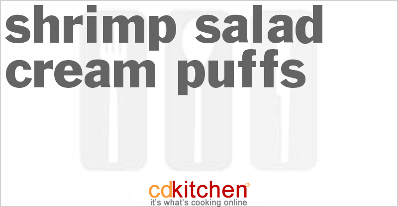 Shrimp Salad Cream Puffs - CDKitchen.com