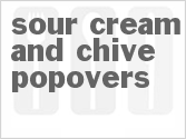recipe for sour cream and chive popovers