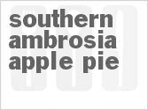 recipe for southern ambrosia apple pie