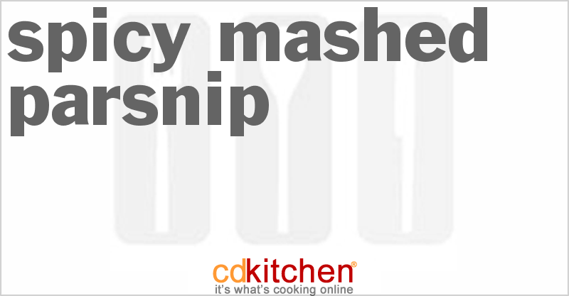 Spicy Mashed Parsnip - CDKitchen.com