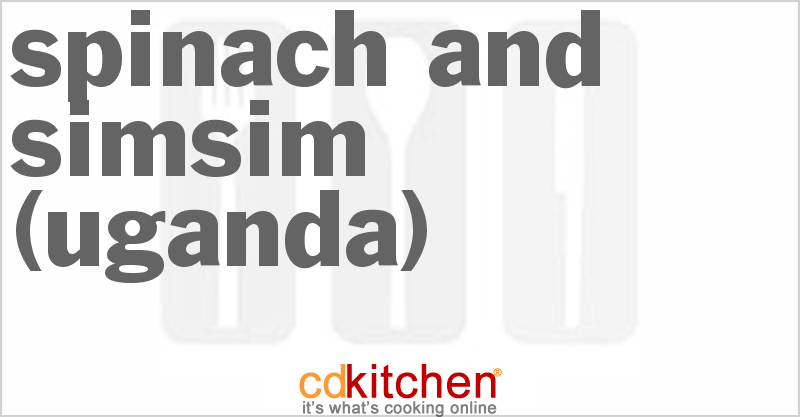 Spinach and Simsim - CDKitchen.com