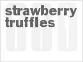 recipe for strawberry truffles