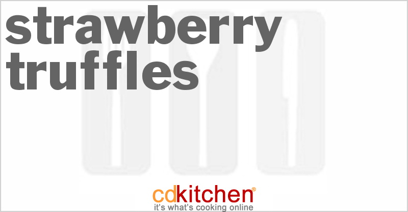 Strawberry Truffles - CDKitchen.com