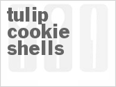 recipe for tulip cookie shells