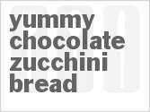 recipe for yummy chocolate zucchini bread