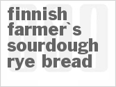 Finnish Farmer's Sourdough Rye Bread