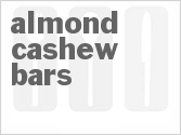 recipe for almond-cashew bars