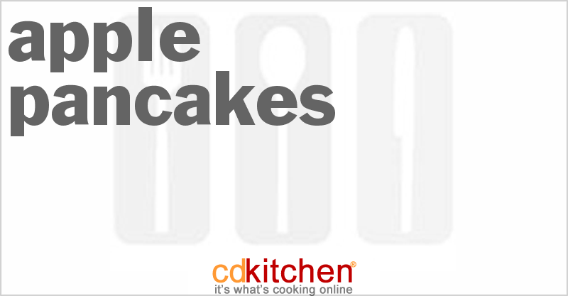 Apple Pancakes - CDKitchen.com