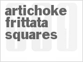 recipe for artichoke frittata squares