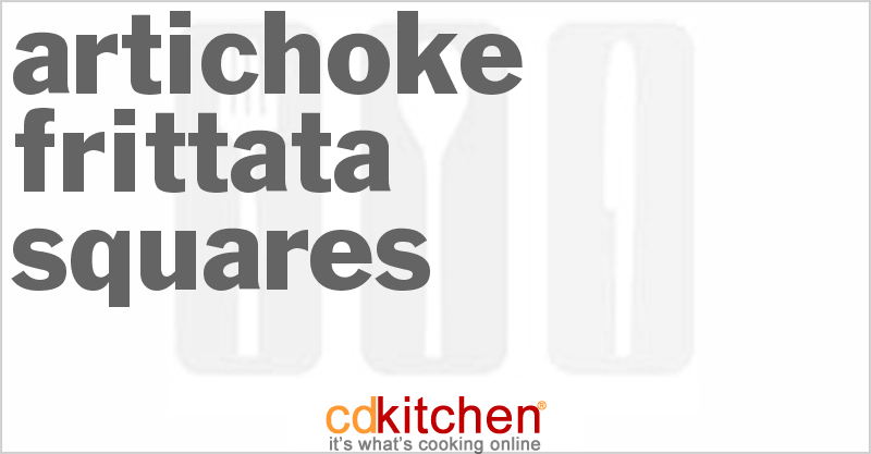 Artichoke Frittata Squares - CDKitchen.com