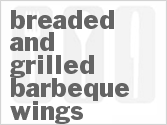 recipe for breaded and grilled barbeque wings