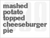 recipe for mashed potato topped cheeseburger pie