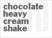 recipe for chocolate heavy cream shake