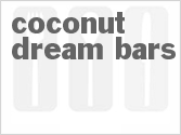 recipe for coconut dream bars