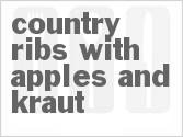 recipe for slow cooker country ribs with apples and kraut