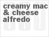 recipe for creamy mac & cheese alfredo