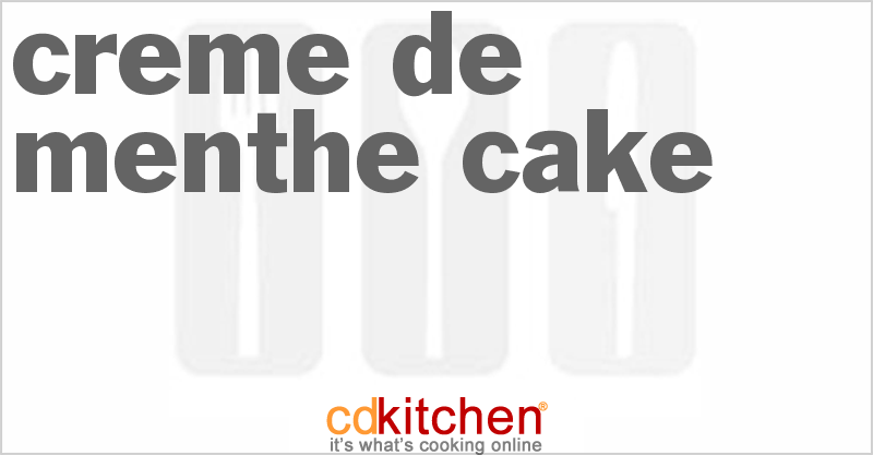 Creme De Menthe Cake - CDKitchen.com