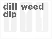 recipe for dill weed dip