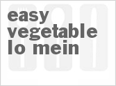recipe for easy vegetable lo mein