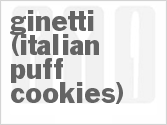 recipe for ginetti (italian puff cookies)