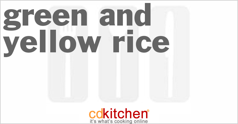 Green And Yellow Rice - CDKitchen.com