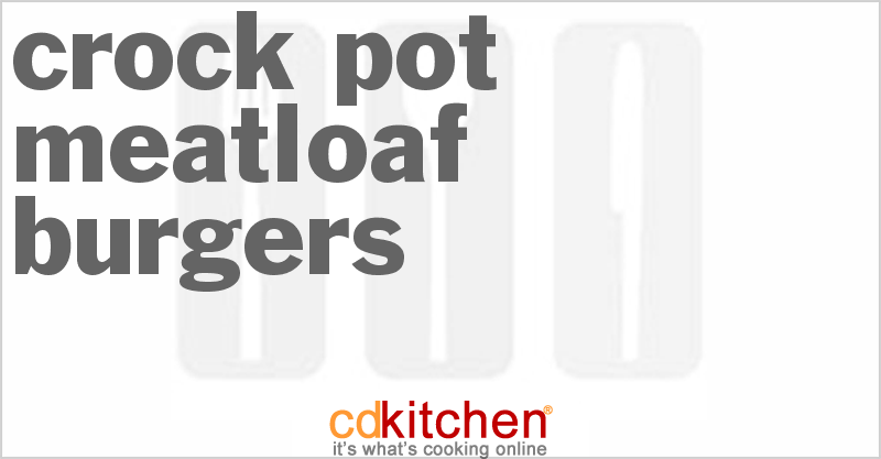Meatloaf Burgers - CDKitchen.com