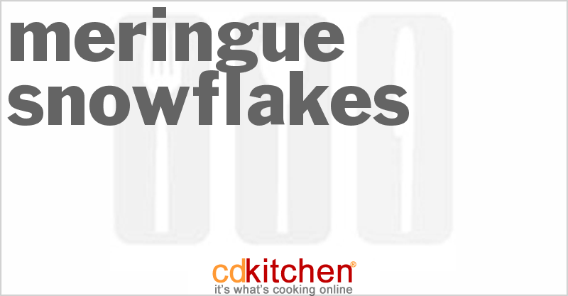 Meringue Snowflakes - CDKitchen.com