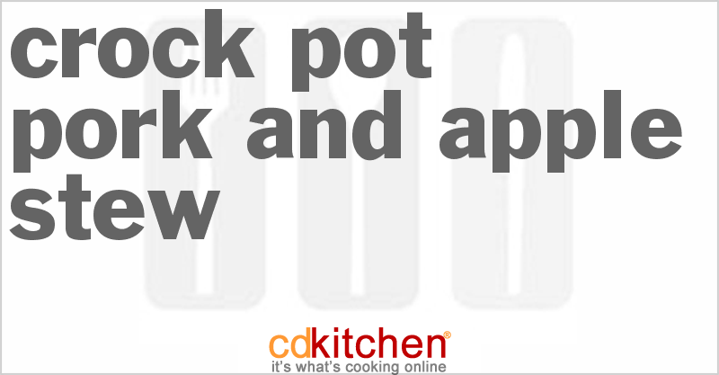 Pork And Apple Stew - CDKitchen.com