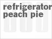 recipe for refrigerator peach pie