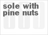 recipe for sole with pine nuts