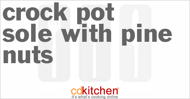 Sole With Pine Nuts - CDKitchen.com