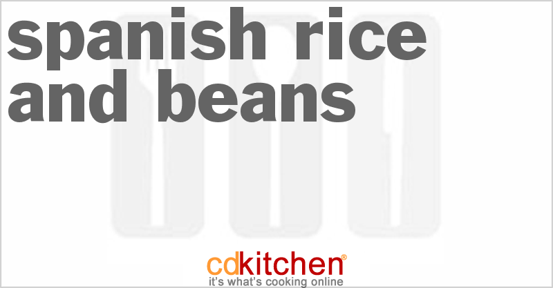 Spanish Rice And Beans - CDKitchen.com