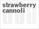 recipe for strawberry cannoli